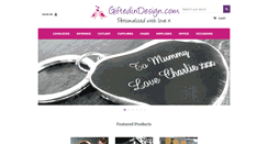 Desktop Screenshot of giftedindesign.com
